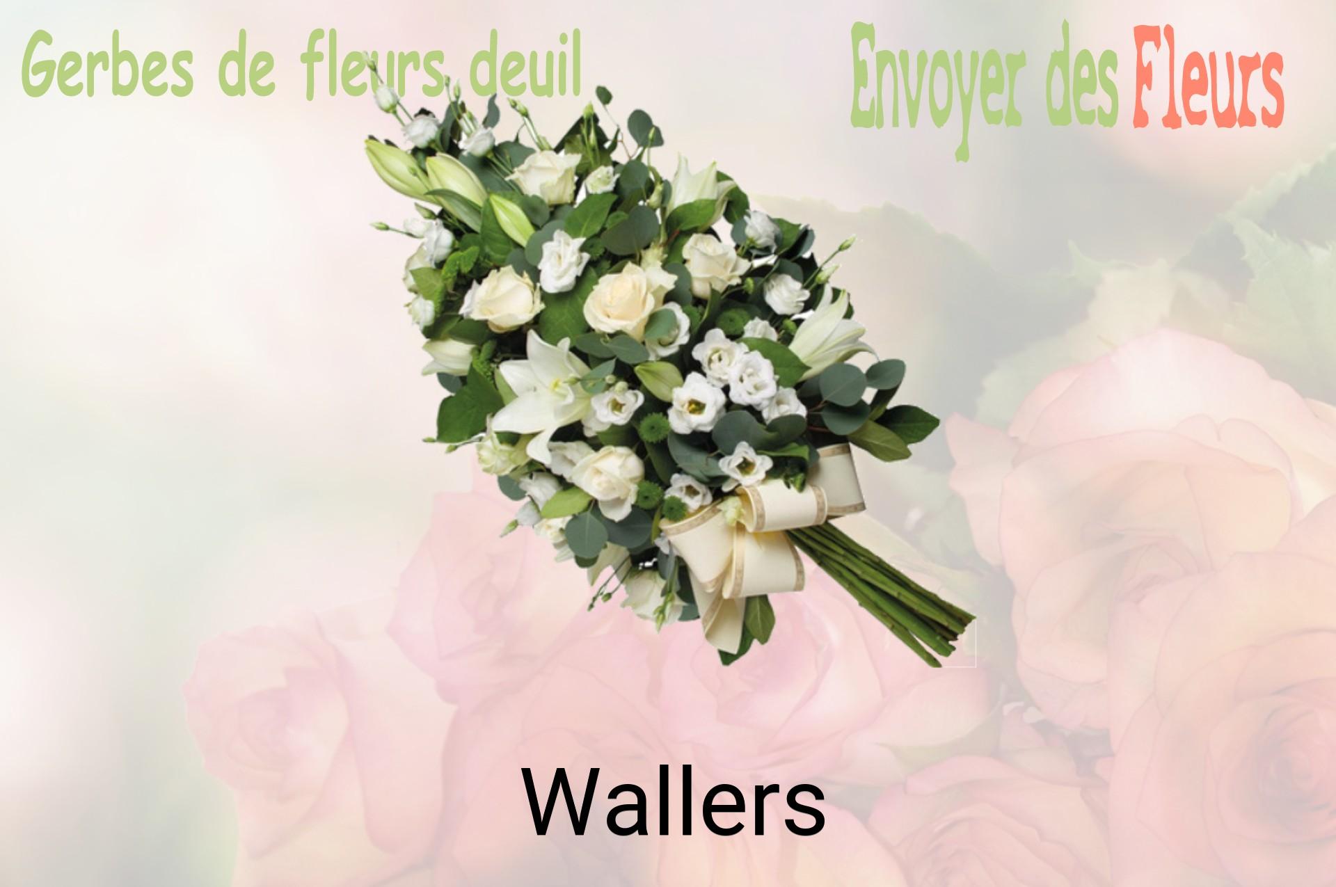 Gerbe de fleurs de deuil livrée à Wallers